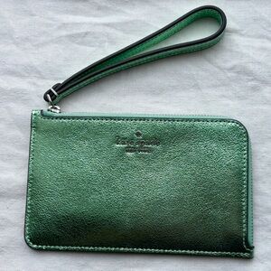 NWT Kate Spade Mint Green Wristlet, Wallet, Pouch